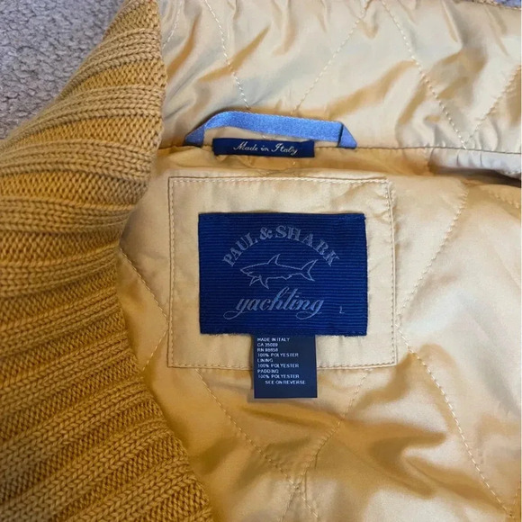 Paul and Shark Yellow Vest size Large - Picture 2 of 5